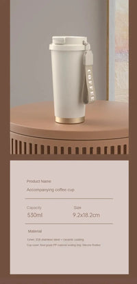 Large Capacity Ceramic Vacuum Flasks Reusable Double Wall Thermoses Stainless Steel Coffee Mug Insulated Cup Home Drinkware - Buy online at  Vibe In Cart.