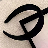 Headbands for Women Girl Hair Bands Korean Accessories Hoop Fascinators Elegant Headdress Vintage 2024 Popular New in Gift Black - Buy online at  Vibe In Cart.