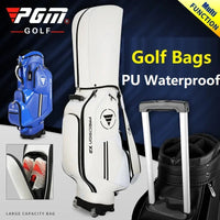 Waterproof PU Golf Ball Bag with Wheel and High Capacity