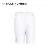 PGM Women Summer Golf Shorts Pants Elastic Waterproof Half Trousers Zip Pocket Ladies Sports Clothing Wear Tennis KUZ129