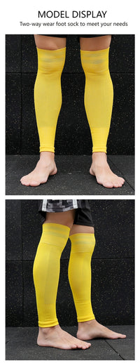 1Pair Knee Over Football Leg Guards Socks Breathable Comfort Calf Long Sock Adult Children Soccer Sports Shin Guards Leg Covers - Buy online at  Vibe In Cart.