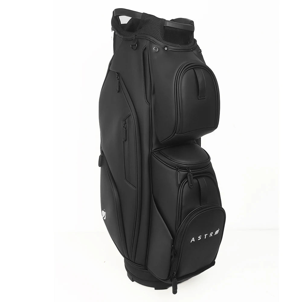 ASL GOLF OEM Brand Custom logo Black Tour Staff Golf Bags Pu Leather Waterproof Golf Bag for  with 14 - Buy online at  Vibe In Cart.