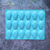 1pc 18 Cavity Madeleine Silicone Cake Mold Shell shaped Chocolate Cookie Biscuit Mould Handmade Silicone Bakeware Tools - Buy online at  Vibe In Cart.