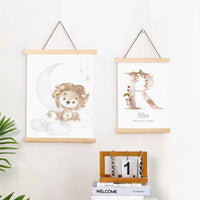 Magnetic Frames Teak Pine Wood Picture Poster Hanger Frame For Wall Art Canvas Print Painting Kids Room Home Decor 30x40 40x60CM - Buy online at  Vibe In Cart.