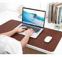 Waterproof Leather Desk Mat for Computer, Non-Slip and Easy to Clean