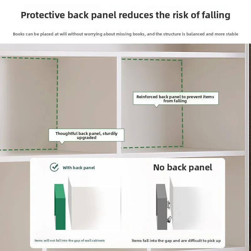Lockers Household Simple Multi-grid Storage Organizing Cabinet Living  Display Cabinet Simple Bookshelf Multi-layer Shelf - Buy online at  Vibe In Cart.
