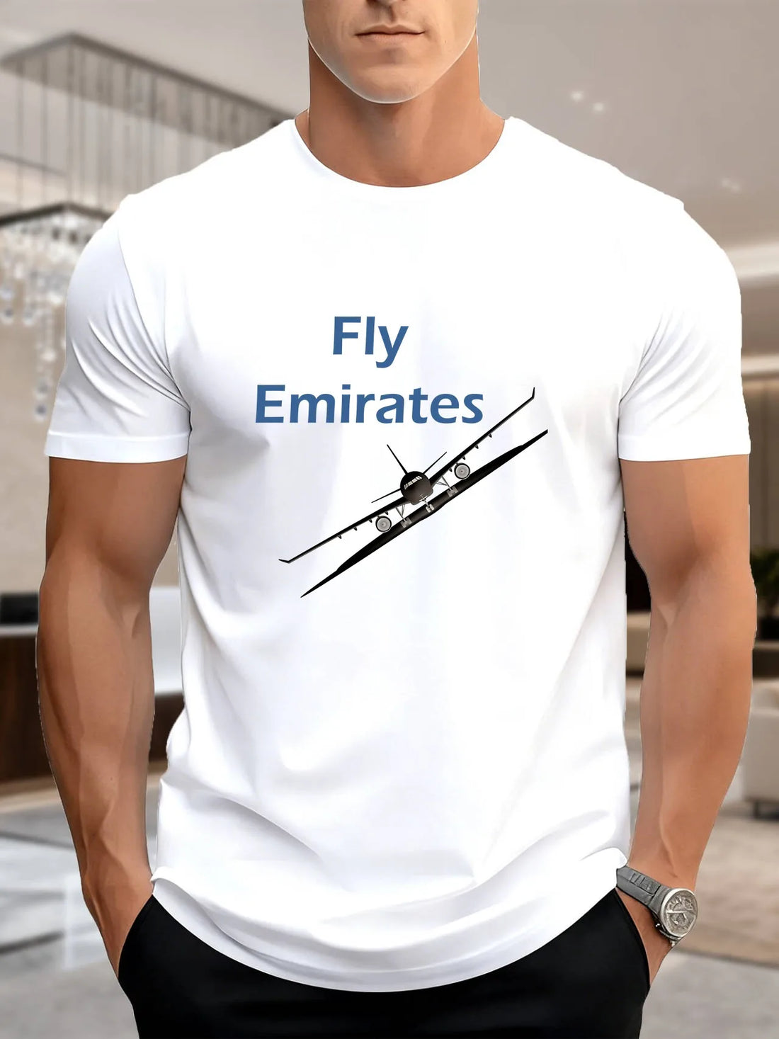 New Arrival Fashion Men's Airplane Print Cotton T-Shirt Breathable Comfortable Casual Tee with Sky Flying Design Soft Pure Fabric - Buy online at  Vibe In Cart.