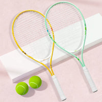 Tennis Racket Male Aluminum Alloy Integrated Training Female High Value Racket Adult Tennis Racket Set - Buy online at  Vibe In Cart.