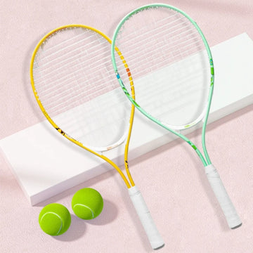 Tennis Racket Male Aluminum Alloy Integrated Training Female High Value Racket Adult Tennis Racket Set - Buy online at  Vibe In Cart.