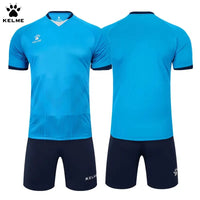 KELME Men's Football Uniform Custom Soccer Jerseys Men Tracksuit Sportswear Short Sleeves Jersey Polyester Soccer Suit 3801096 - Buy online at  Vibe In Cart.