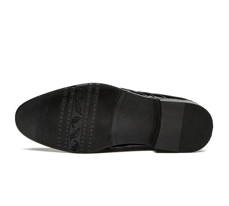 Mens Lace Up Dress Shoes Modern Formal Business Casual Office Suit Tuxedo Patent Leather Oxford Shoes - Buy online at  Vibe In Cart.