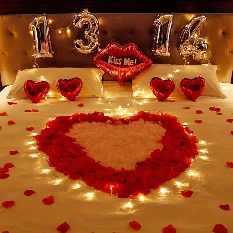 Multicolor Artificial Fake Rose Red Roses Silk Fake Flowers Petals for Valentine's Day Wedding Party Favors Romantic Decoration - Buy online at  Vibe In Cart.