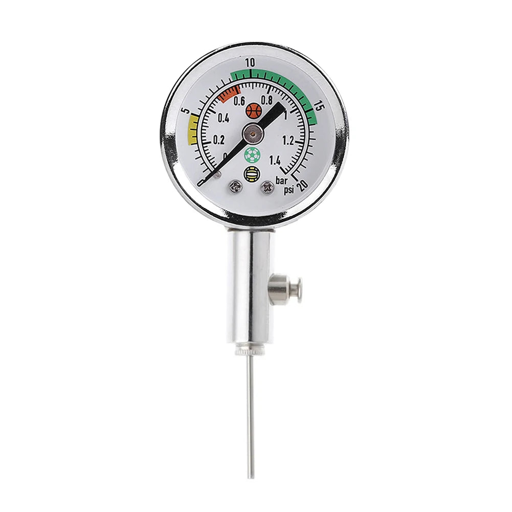 Soccer Ball Pressure Gauge Air Watch Or 3PCS Needle Football Volleyball Barometers Portable Air Release Valve Inflatable Tools - Buy online at  Vibe In Cart.