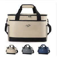 Rectangular Oxford Insulated Lunch Bag for Outdoor Use