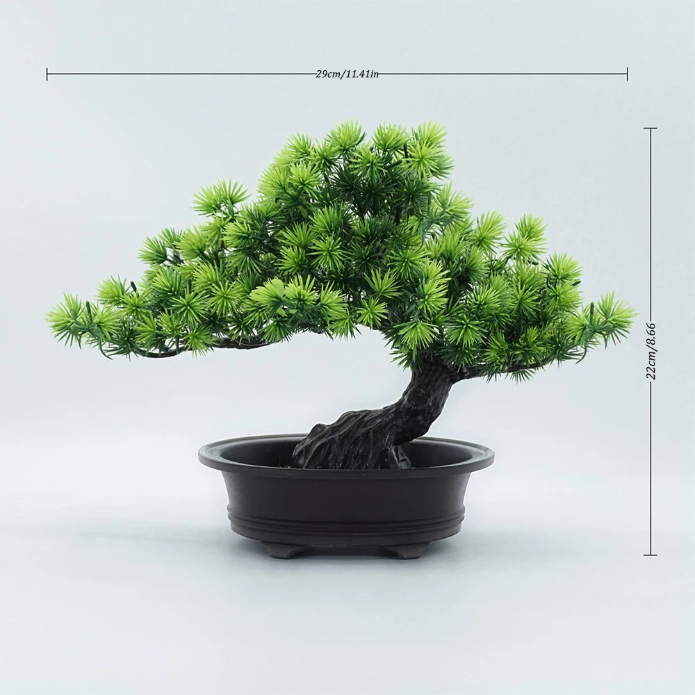 Artificial Plant Greenery Fake Bonsai Tree Indoor Bookshelf Desk Bathroom Farmhouse Decor Home Room Office Decoration Fake Plant - Buy online at  Vibe In Cart.