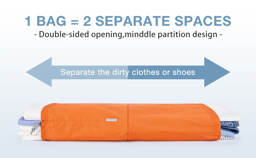 Polyester Packing Cubes Set of 6 for Travel Compression Storage