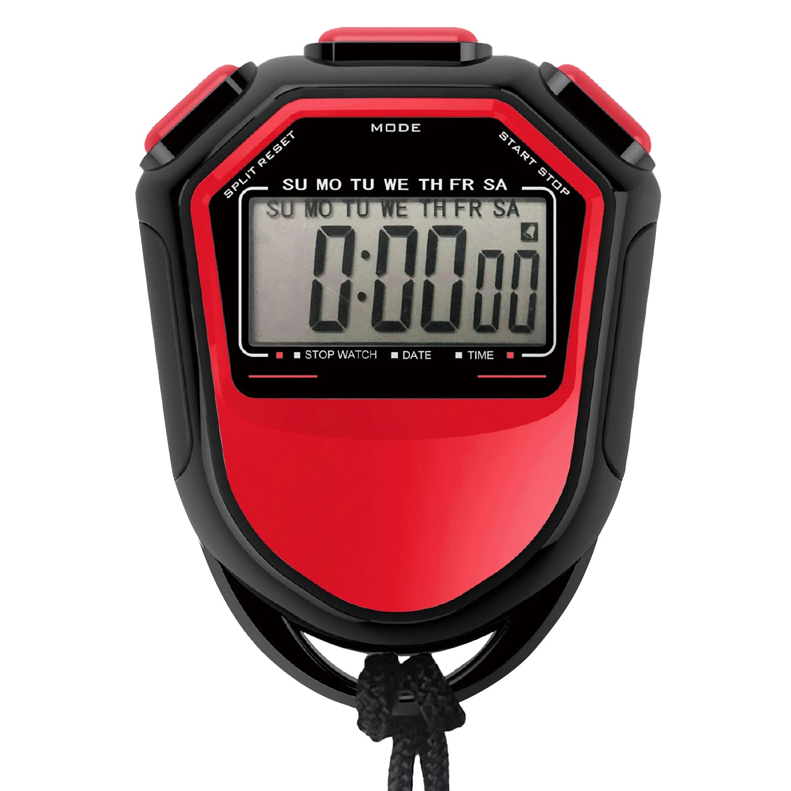 Waterproof Stopwatch Digital Handheld LCD Timer Chronograph Sports Counter with Strap for Swimming Running Football Training - Buy online at  Vibe In Cart.