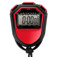 Waterproof Stopwatch Digital Handheld LCD Timer Chronograph Sports Counter with Strap for Swimming Running Football Training - Buy online at  Vibe In Cart.