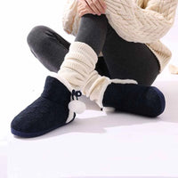 Litfun Winter Warm Plush Boots For Women Outdoor Soft Sole Non-slip Knit Furry Snow Boots Indoor Cozy Fur House Cotton Slippers - Buy online at  Vibe In Cart.