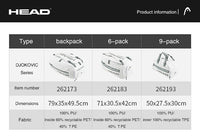 Head Tennis Bag Djokovic Signed Single Shoulder Tennis Backpack Handbag Tennis Rackets Bag Head Novak Duffel Bag Badminton - Buy online at  Vibe In Cart.