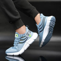 Men Casual Sport Shoes Breathable Lightweight Sneakers Outdoor Mesh Black Running Shoes Athletic Jogging Tenis Walking Shoes - Buy online at  Vibe In Cart.
