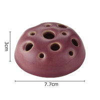 Medium Modern Ceramic Lotus Seedpod Vase for Floral Arrangement