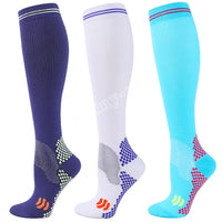 Knee-High Unisex Compression Socks for Varicose Veins 20-30 mmHg for Running and Cycling