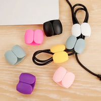 Silicone Adhesive Cable Clips for Wire Management, 3x2.3cm, 5-20 Pack