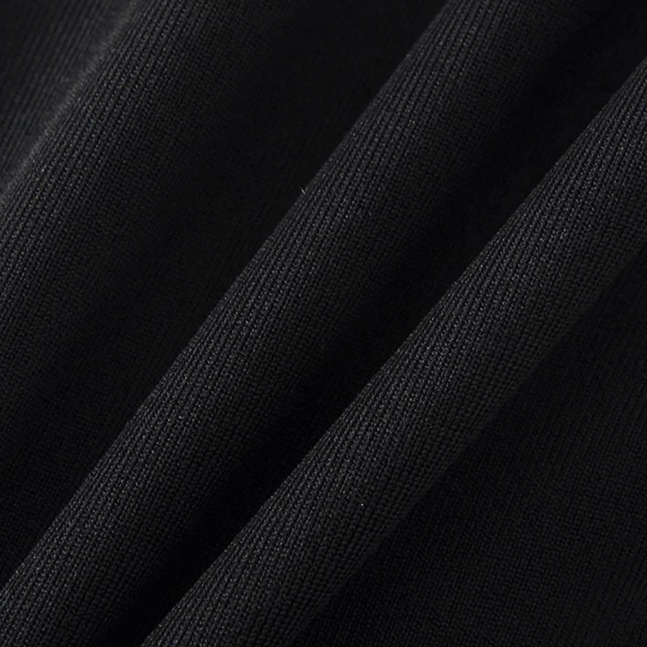 Black Polyester Slim Stretch Plus Size Yoga Leggings for Girls