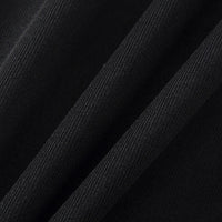 Black Polyester Slim Stretch Plus Size Yoga Leggings for Girls