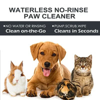 Dog Paw Washing Foam Pet Foot Cleaning Foam Rinse-free Paw Cleaner No Washing Claw Care Supplies For Cat With Silicone Brush - Buy online at  Vibe In Cart.