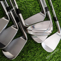 Left-Handed Men's Steel Golf Iron with Shaft and Head