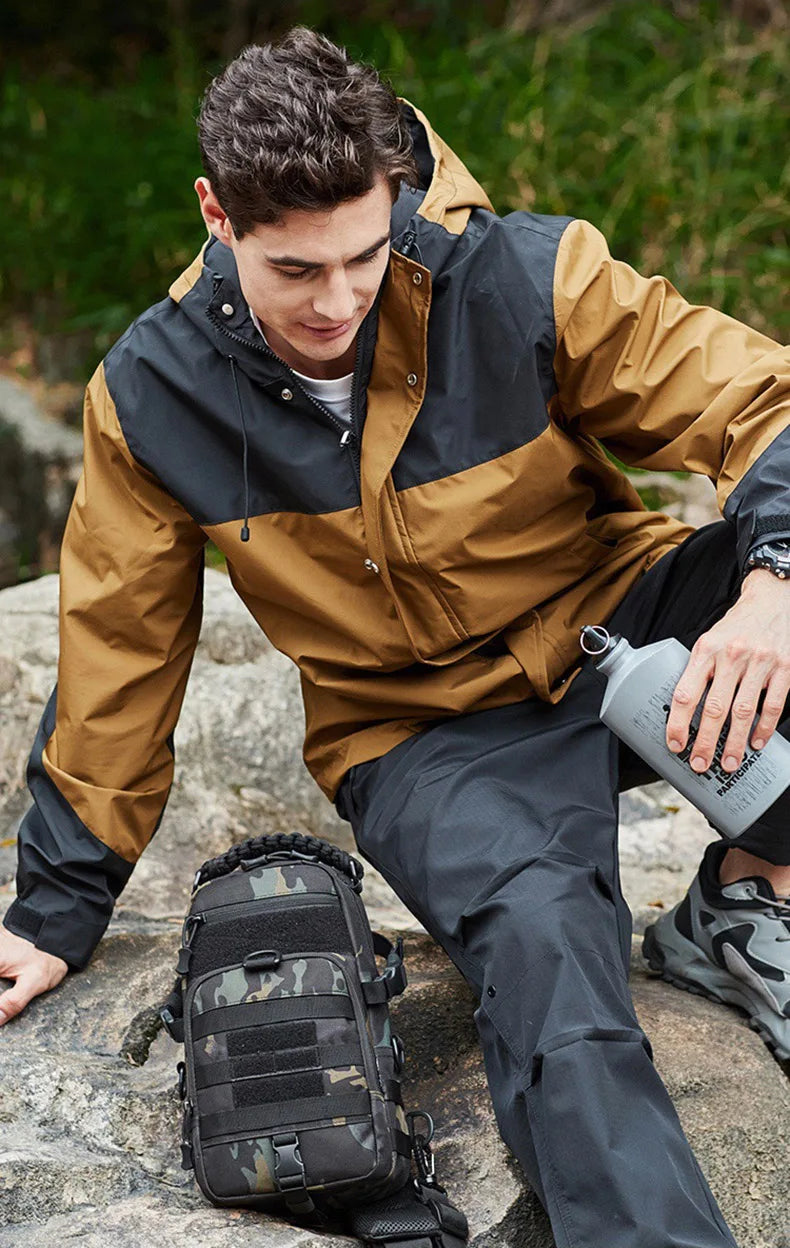 Men's Camping Chest Bag Tactical Sports Shoulder Outdoor Fanny Pack Hiking Climbing Cycling Fishing MOLLE System Sling Bags - Buy online at  Vibe In Cart.