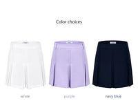 TTYGJ New Golf Skirt Women Spring Autumn Fashion A-lined Skirt Ladies Outdoor Sports Skorts Casual Golf Wear with Inner Shorts