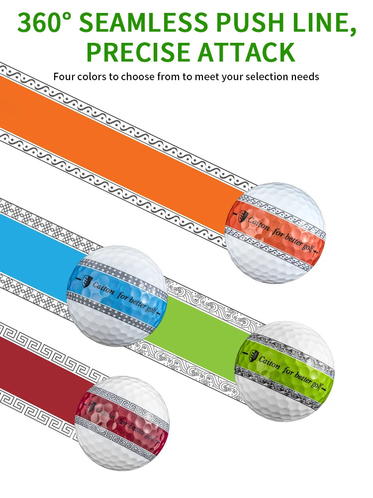 Caiton 12/3pcs 3-Layer PU Putter Golf Ball, 360° Precision Stable Shooting Line, Enhancing Putting Accuracy and Stability - Buy online at  Vibe In Cart.