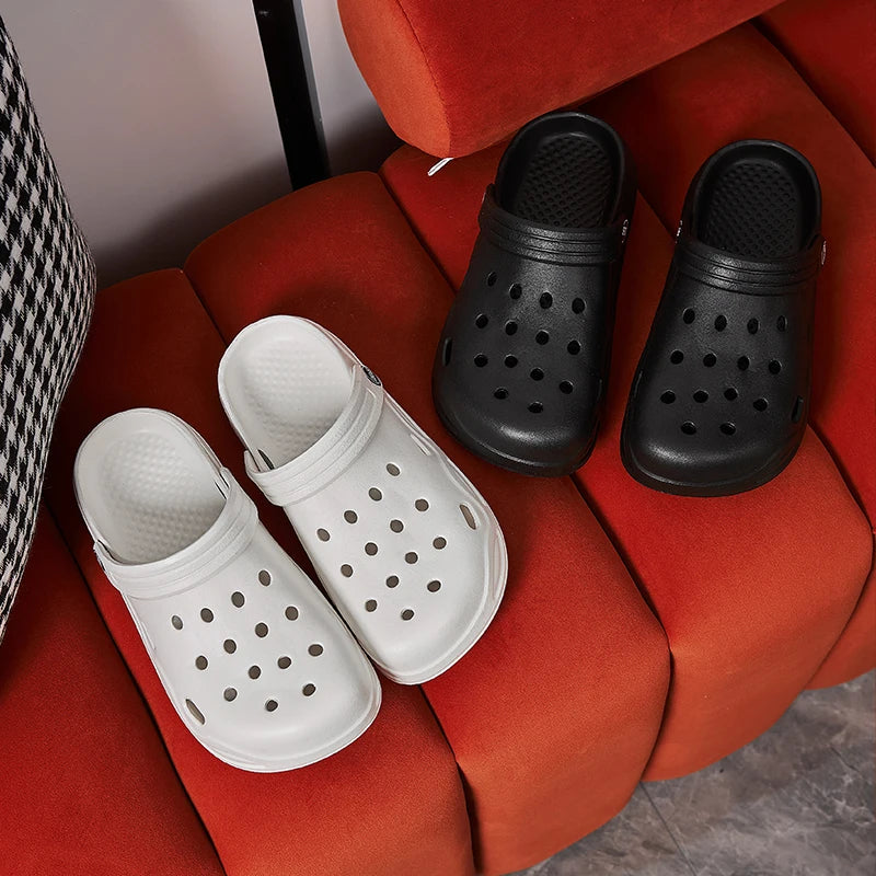 Summer Comfortable Clogs Slippers for Women Lightweight Anti Slip Beach Sandals Woman Fashion White EVA Waterproof Garden Shoes - Buy online at  Vibe In Cart.