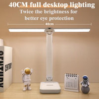 LED Desk Lamp 3 Levels Dimmable Touch Night Light USB Rechargeable Eye Protection Foldable Table Lamp For Bedroom Bedside Desk - Buy online at  Vibe In Cart.