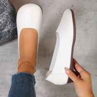 Popular flat sole single shoe round toe bean shoes 2024 new soft soled women's shoes large size single shoe grandmother shoes - Buy online at  Vibe In Cart.
