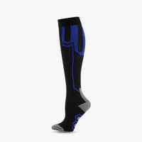 Men's Compression Crew Sports Socks with Nylon Blend