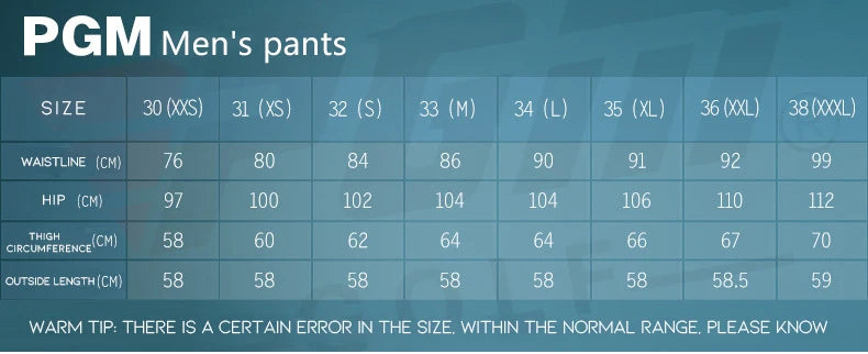 PGM Pure Golf Men's Shorts Golf Shorts Summer Clothes Ultra-Thin Breathable Women Golf Clothing - Buy online at  Vibe In Cart.