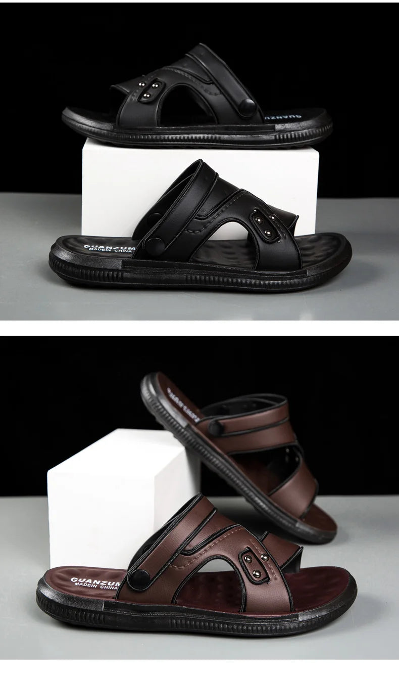 Summer Men Sandals Open Toe Flat Mens Casual Shoes Outdoor Walking Sandals for Men Beach Shoes sandalias hombre Men slippers - Buy online at  Vibe In Cart.