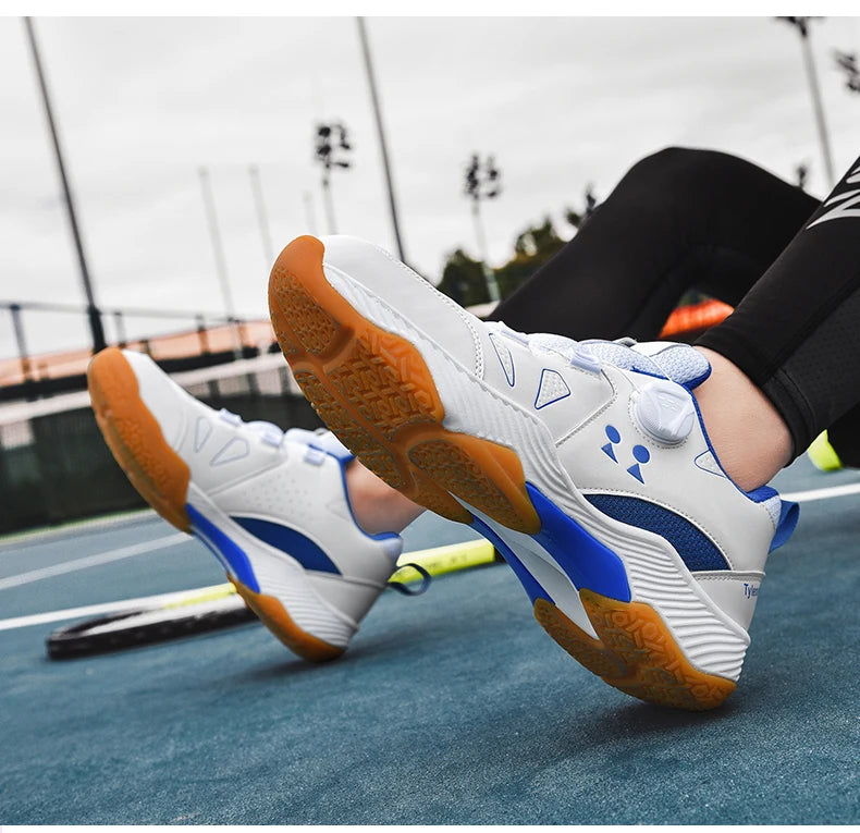 2023 New Men Tennis Shoes Breathable Tennis Sneakers Women Quick Lacing Training Sneakers Big Size 35-46 Badminton Court Shoes - Buy online at  Vibe In Cart.