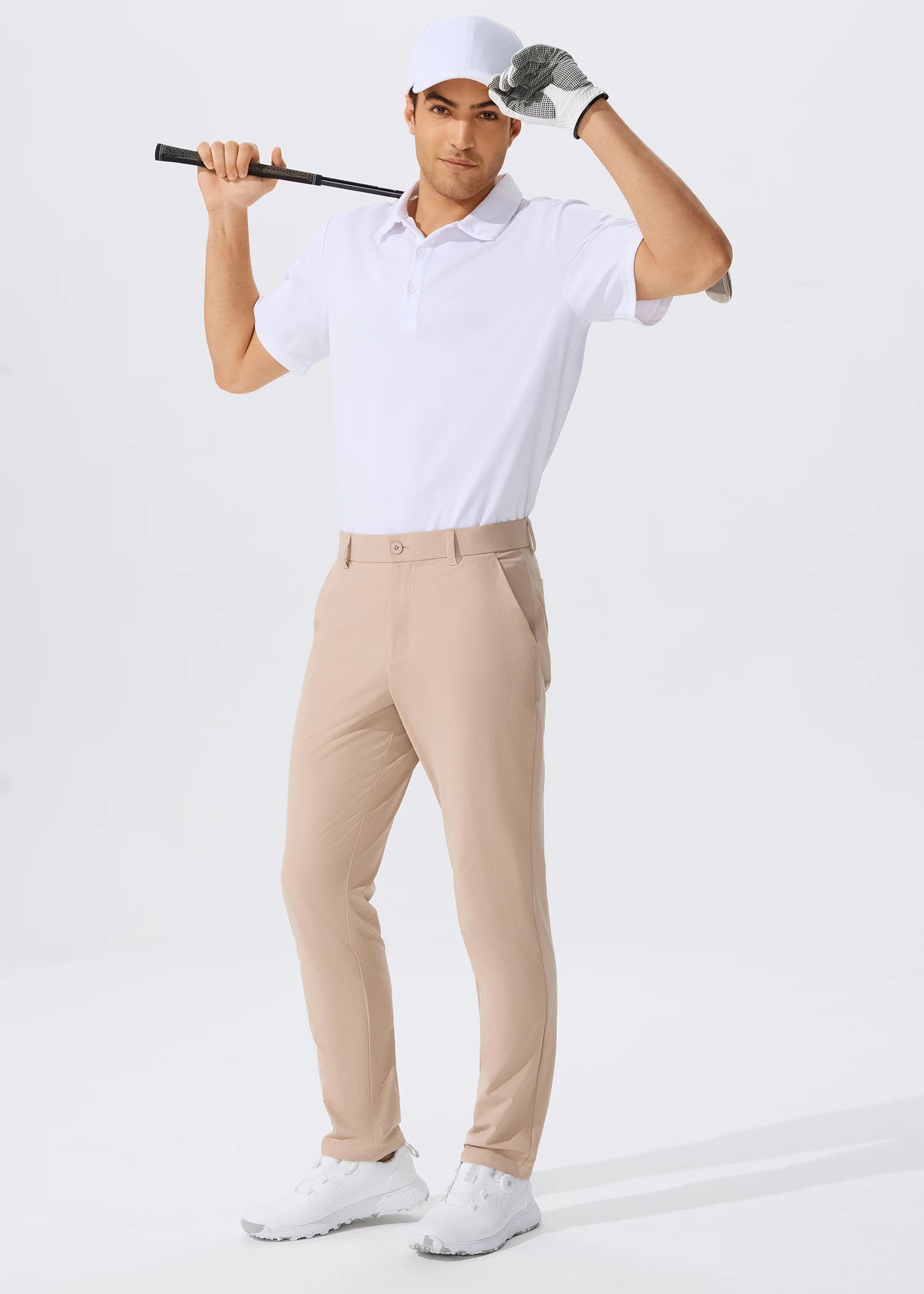 Men's Casual Golf Pants, Stretch Slim Straight Lightweight Quality Business Pants Golf Sports Trousers 30-34 Inseam Length - Buy online at  Vibe In Cart.