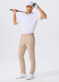 Men's Casual Golf Pants, Stretch Slim Straight Lightweight Quality Business Pants Golf Sports Trousers 30-34 Inseam Length - Buy online at  Vibe In Cart.