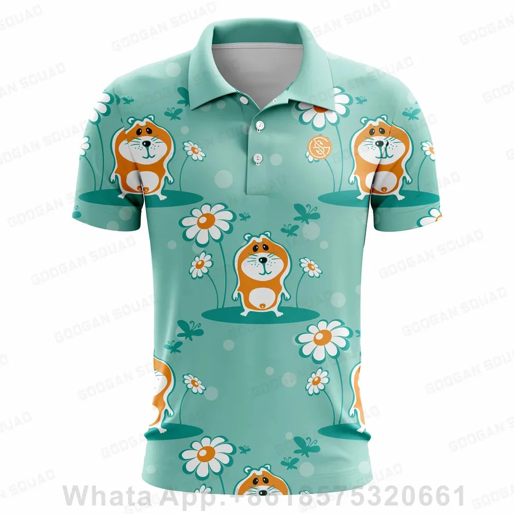 Summer Casual T-shirts Mens Short Sleeve Polo Shirts Lapel Button Work Clothing Shirts Quick Dry Tee Sports Golf T-shirt 2023 - Buy online at  Vibe In Cart.