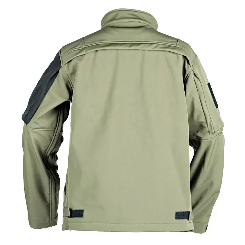 Men's Waterproof Windproof Polyester Tactical Jacket and Cargo Pants Set