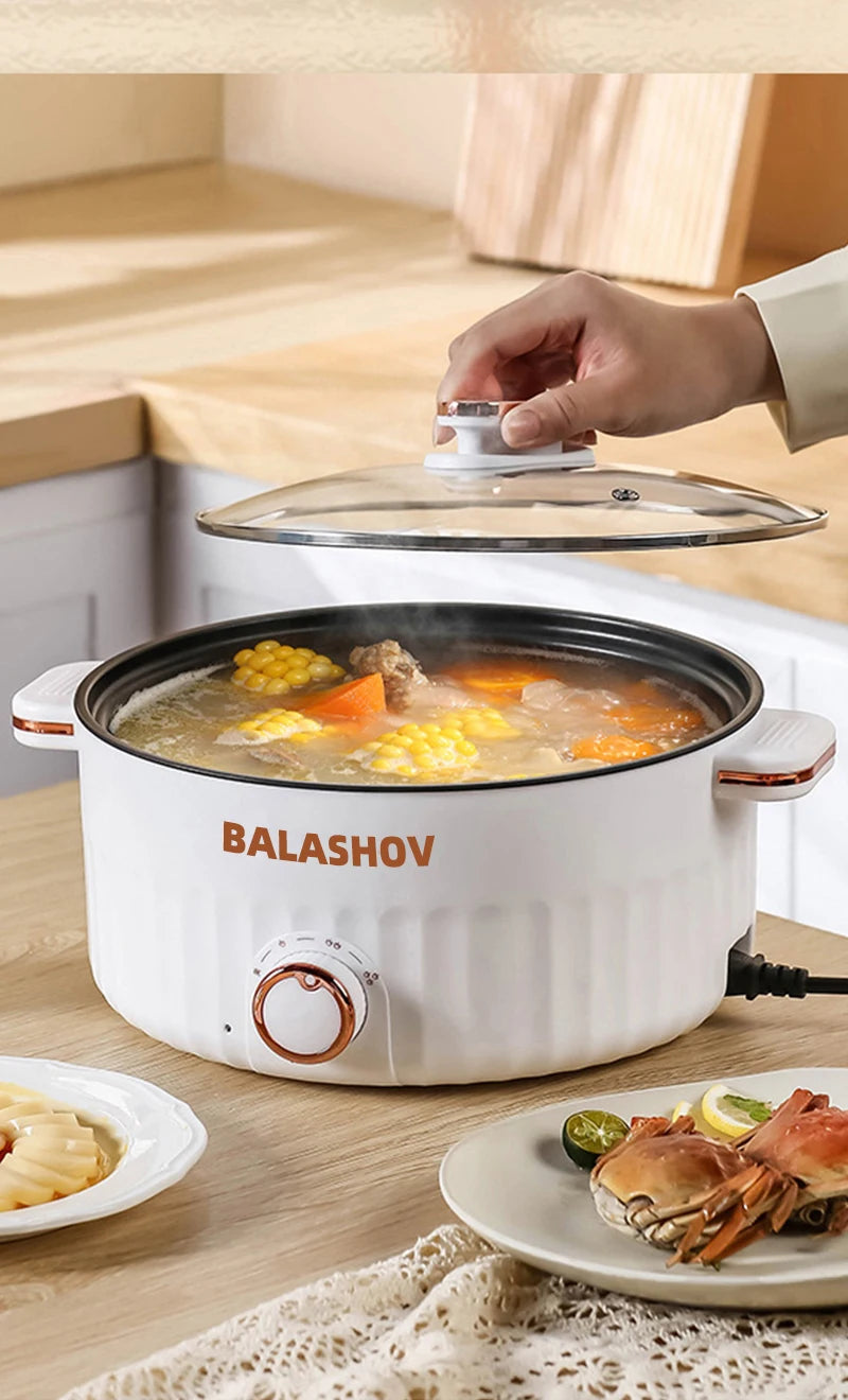 3L Portable Electric Rice Cooker 110V US Multifunctional Double Layer Pan Non-stick Cookware for Kitchen and Home Appliance - Buy online at  Vibe In Cart.