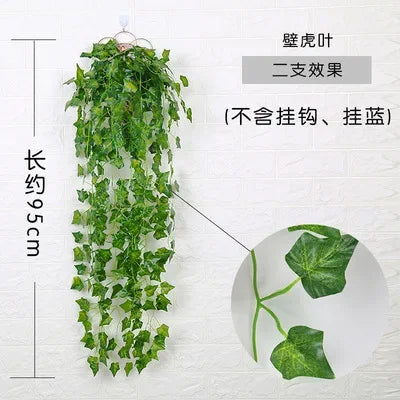 Hanging Plastic Simulation Vine Plant Pendant for Outdoor Use