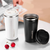 WORTHBUY Thermos Cup 304 Stainless Steel Double Wall Insulated Coffee Mug Leak-proof Thermal Tumbler Travel Portable Drinkware - Buy online at  Vibe In Cart.