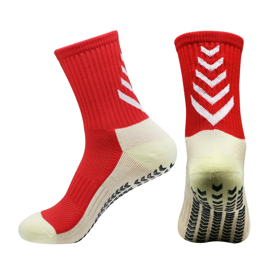 1 Pair New Men Women Soft Breathable Anti-slip Football Socks Running Soccer Basketball Badmintion Cycling Sports Grip Socks - Buy online at  Vibe In Cart.